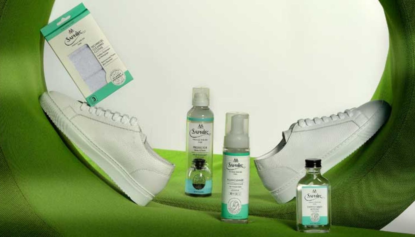 The new Saphir Medaille d’Or Sneaker Care Range