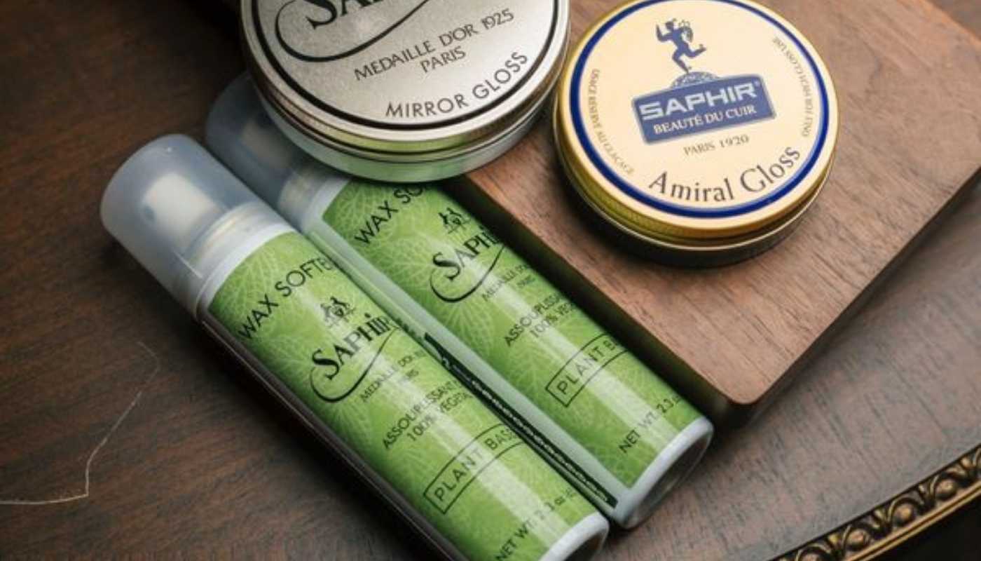 The new Saphir Médaille D’Or Plant Based Wax Softener