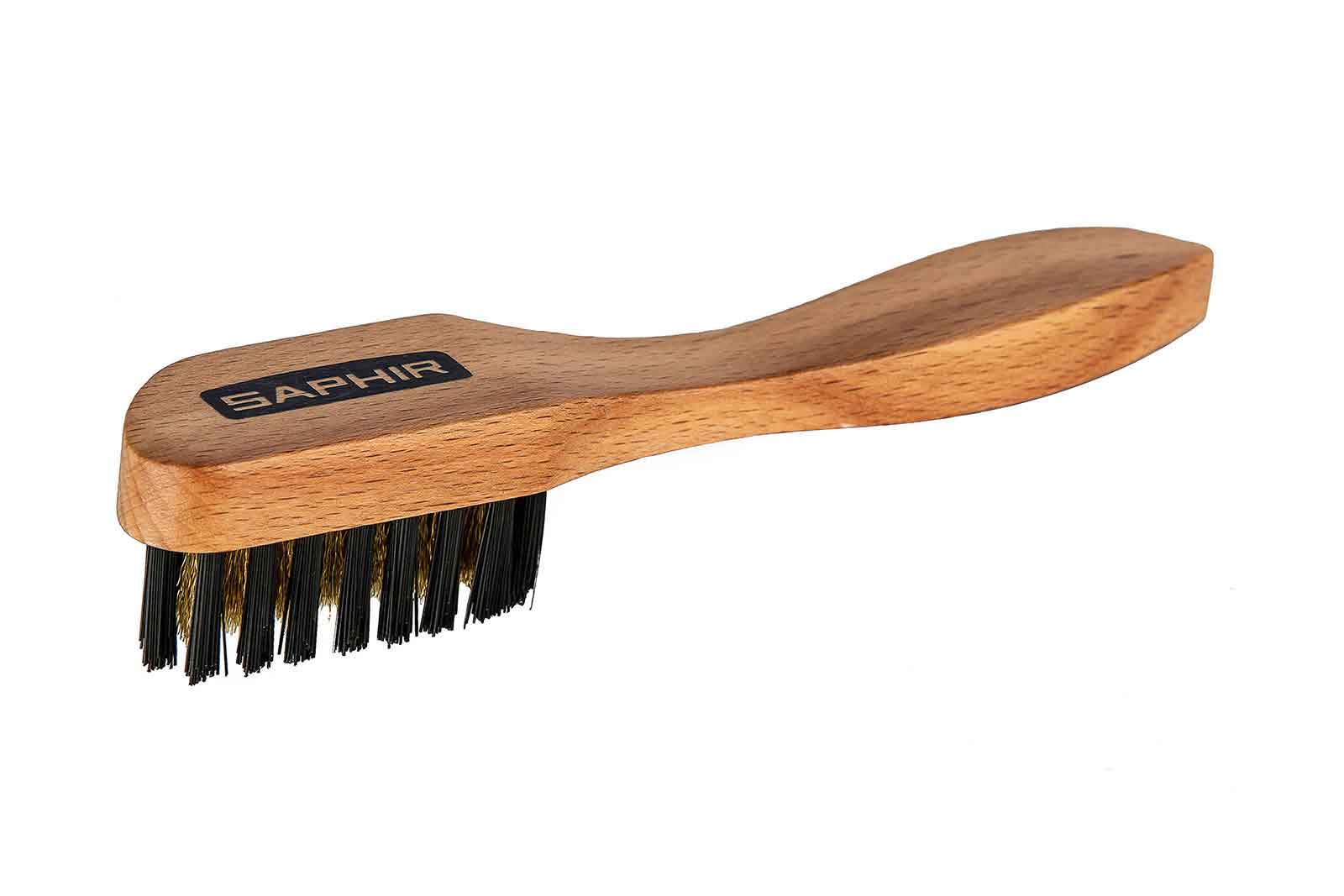 Brass Suede Brush - Saphir Beauté Du Cuir - Bootblack