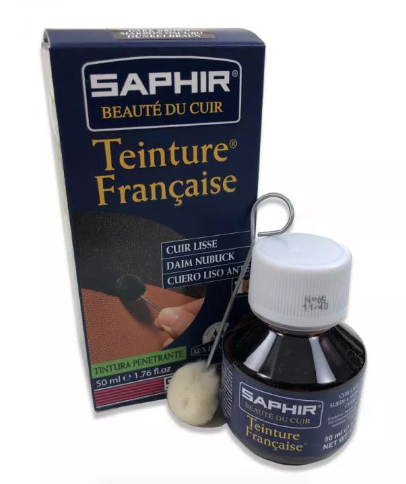 Teinture Française Liquid Leather Dye 50ml - Saphir Beauté Du Cuir - Bootblack